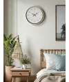 36 Cm Krem Sade Dekoratif Duvar Saati