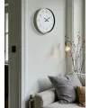 36 Cm Krem Sade Dekoratif Duvar Saati