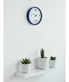 36 Cm Lacivert Modern Dekoratif Duvar Saati