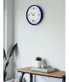 36 Cm Lacivert Modern Dekoratif Duvar Saati