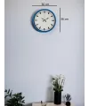 36 Cm Mavi Zarif Duvar Saati
