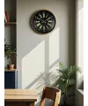 36 Cm Modern Kahverengi Duvar Saati