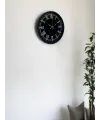 36 Cm Modern Siyah Duvar Saati