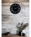 36 Cm Modern Siyah Duvar Saati