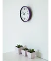 36 Cm Mor Dekoratif Duvar Saati