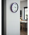 36 Cm Mor Dekoratif Duvar Saati