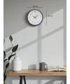 36 Cm Mor Dekoratif Duvar Saati
