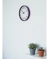 36 Cm Mor Standart Duvar Saati