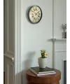 36 Cm Nostalji Gri Dekoratif Duvar Saati