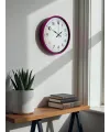 36 Cm Pembe Dekoratif Duvar Saati