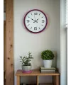 36 Cm Pembe Modern Duvar Saati