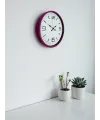36 Cm Pembe Modern Duvar Saati