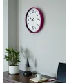 36 Cm Pembe Modern Duvar Saati