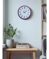36 Cm Pembe Roma Rakamlı Duvar Saati