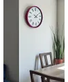 36 Cm Pembe Roma Rakamlı Duvar Saati