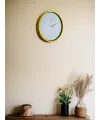 36 Cm Sarı Dekoratif Duvar Saati