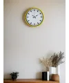 36 Cm Sarı Dekoratif Duvar Saati