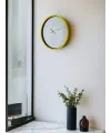 36 Cm Sarı Dekoratif Duvar Saati