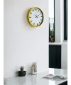 36 Cm Sarı Dekoratif Duvar Saati