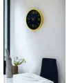 36 Cm Sarı Dekoratif Duvar Saati