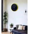36 Cm Sarı Dekoratif Duvar Saati