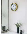 36 Cm Sarı Dekoratif Duvar Saati