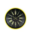 36 Cm Sarı Modern Duvar Saati