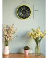 36 Cm Sarı Modern Duvar Saati