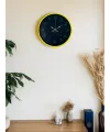 36 Cm Sarı Şık Duvar Saati
