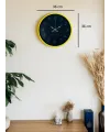 36 Cm Sarı Şık Duvar Saati