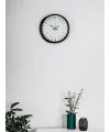 36 Cm Siyah 24 Saat Göstergeli Duvar Saati