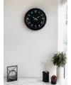 36 Cm Siyah Arapça Rakamlı Duvar Saati