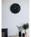 36 Cm Siyah Arapça Rakamlı Duvar Saati