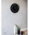 36 Cm Siyah Arapça Rakamlı Duvar Saati