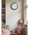36 Cm Siyah Çocuk Odası Duvar Saati