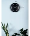 36 Cm Siyah Dekoaratif Duvar Saati