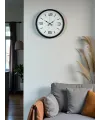 36 Cm Siyah Dekoratif Duvar Saati