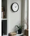 36 Cm Siyah Dekoratif Duvar Saati