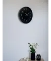 36 Cm Siyah Dekoratif Duvar Saati