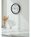 36 Cm Siyah Dekoratif Duvar Saati