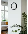 36 Cm Siyah Dekoratif Duvar Saati