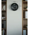 36 Cm Siyah Dekoratif Duvar Saati