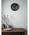 36 Cm Siyah Modern Duvar Saati