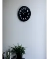 36 Cm Siyah Modern Duvar Saati