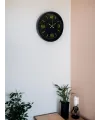 36 Cm Siyah Modern Duvar Saati
