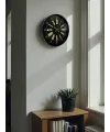 36 Cm Siyah Modern Duvar Saati