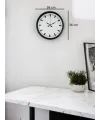 36 Cm Siyah Sade Standart Duvar Saati