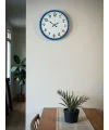 36 Cm Standart Mavi Duvar Saati