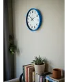 36 Cm Standart Mavi Duvar Saati