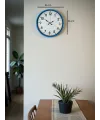 36 Cm Standart Mavi Duvar Saati